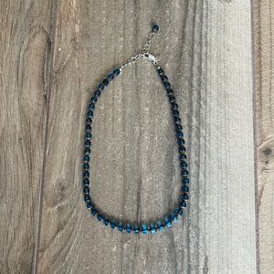 Emily Ray Blue Crystal Beaded Necklace